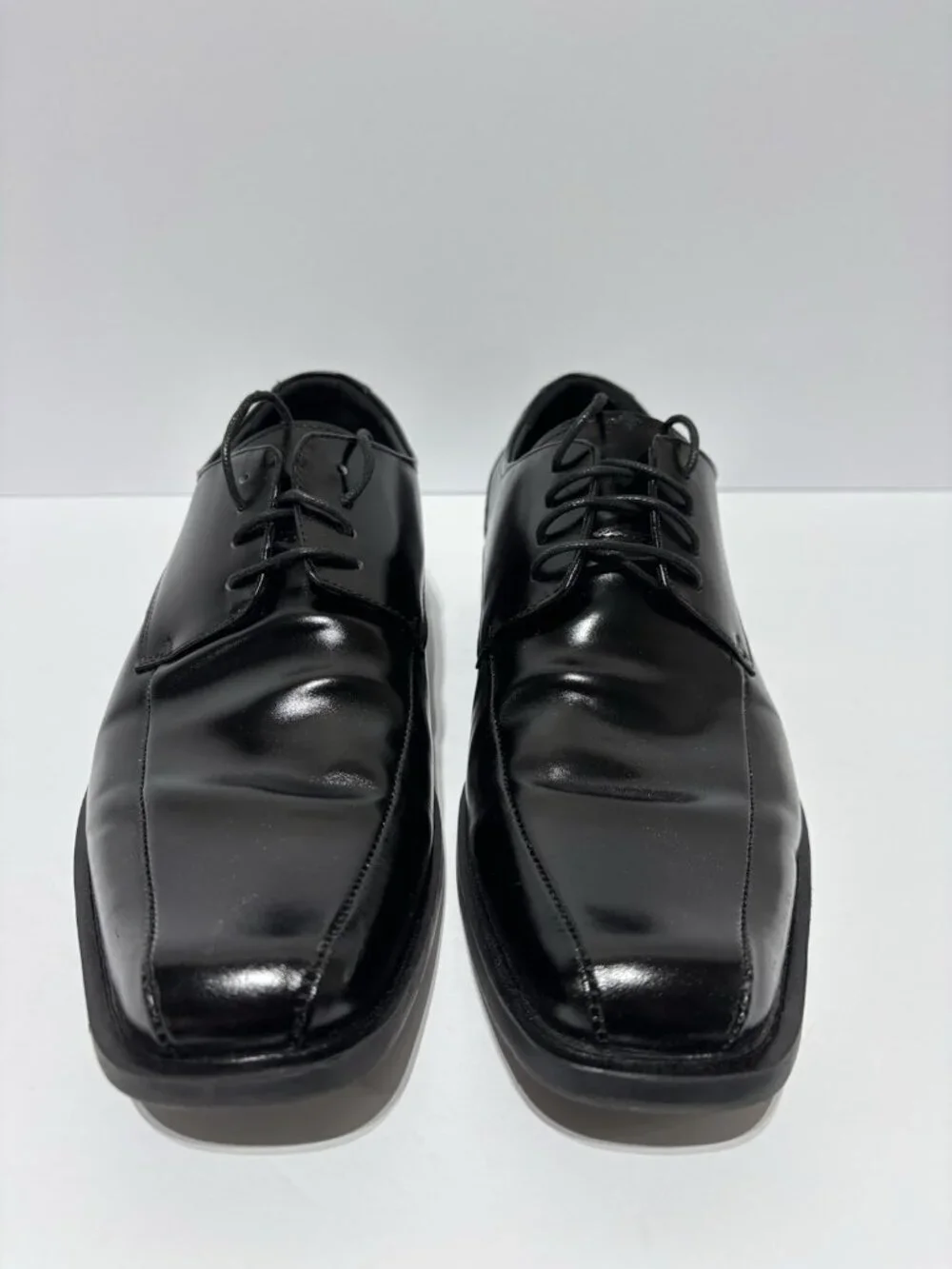 Stacy Adams Men’s Canton Black Leather Oxford, Size 10 Wide